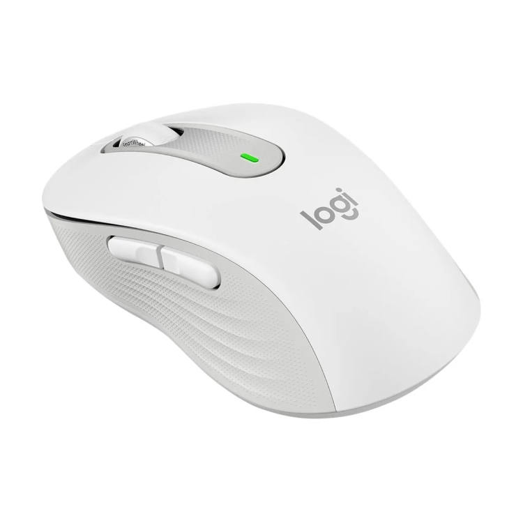 Logitech trådløs mus M650 L Bolt/Bluetooth hvid links - Logitech