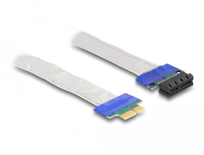 Delock Udvidelseskort PCI Express x1 Stik til x1 Stik med Kabel 20 cm