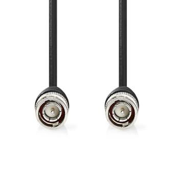 BNC-videokabel BNC-han BNC-han forniklet 75 ohm 1,00 m rundt - Nedis