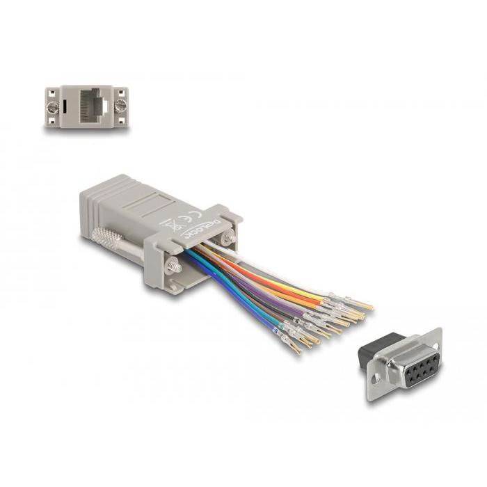 D-Sub 9-pins til RJ50 adapter