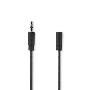 Stereo-lydkabel 3,5 mm Han 3,5 mm Hun Forniklet 3,00 m - Nedis