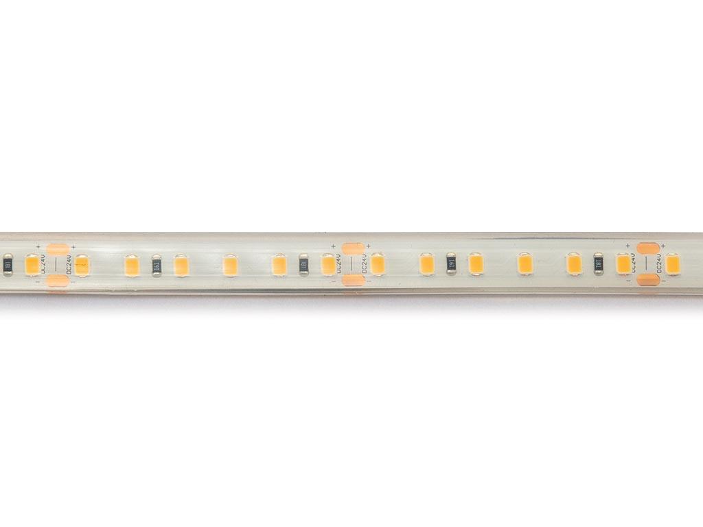 Fleksibel LED-stribe - hvid 2400K - 120 LEDs/m - 5 m - 24 V - IP68 - CRI90 - EtiamPro