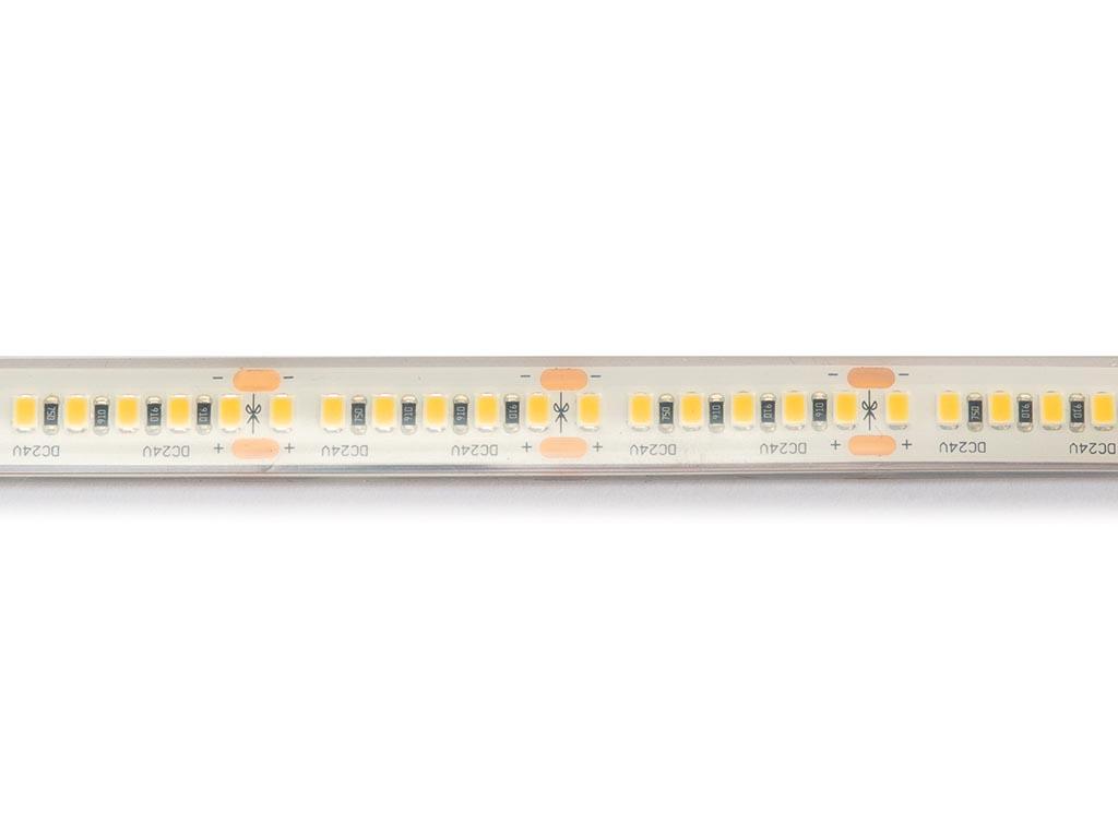 Fleksibel LED-stribe - hvid 4000K - 180 LED'er/m - 5 m - 24 V - IP68 - CRI90 - EtiamPro