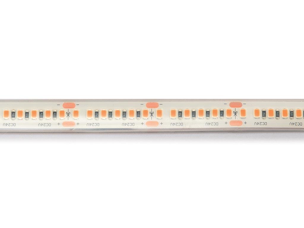Fleksibel LED-stribe - hvid 2700K - 180 LEDs/m - 5 m - 24 V - IP68 - CRI90 - EtiamPro