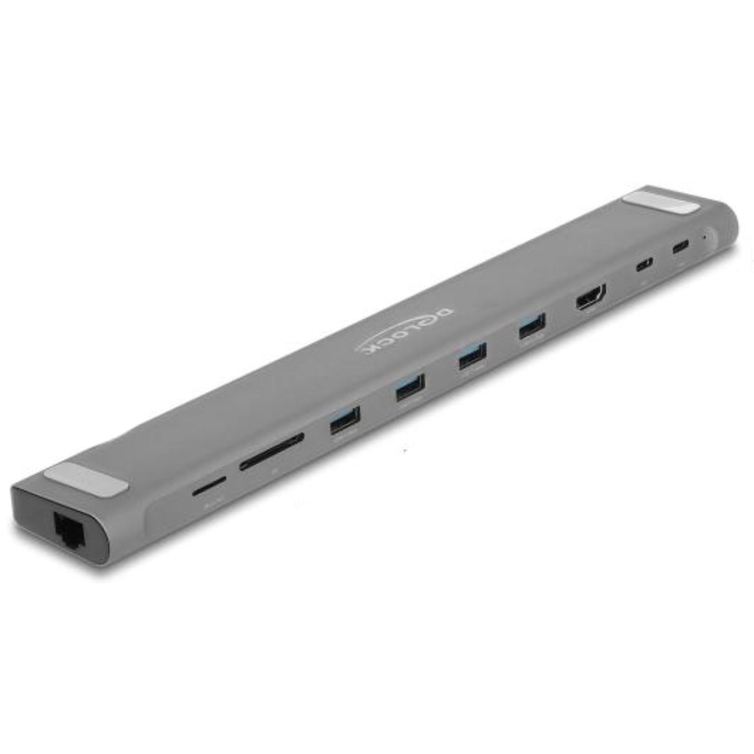 Delock USB Type-C™ flad dockingstation 4K - HDMI / USB 3.2 Gen 1 / LAN /