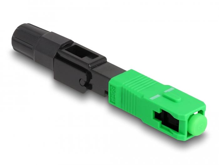 Delock LWL hurtigkobling SC Simplex stik APC feltkonfektionerbar