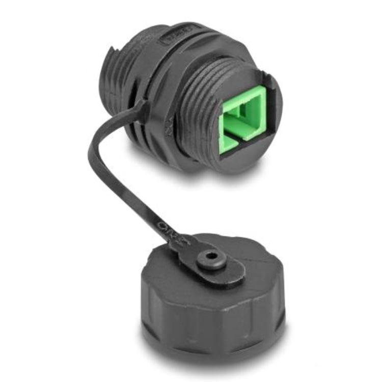 Delock Fiberoptisk Kabelconnector SC Simplex-stik til SC Simplex-stik med tilbehør