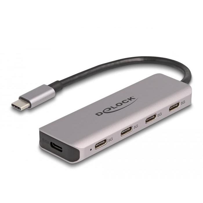 USB-C hub 4-ports 5Gbps USB-C stik