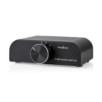 Analog lydkontakt 4 port(e) Indgang: 1x 3,5 mm lydindgang/ - Nedis