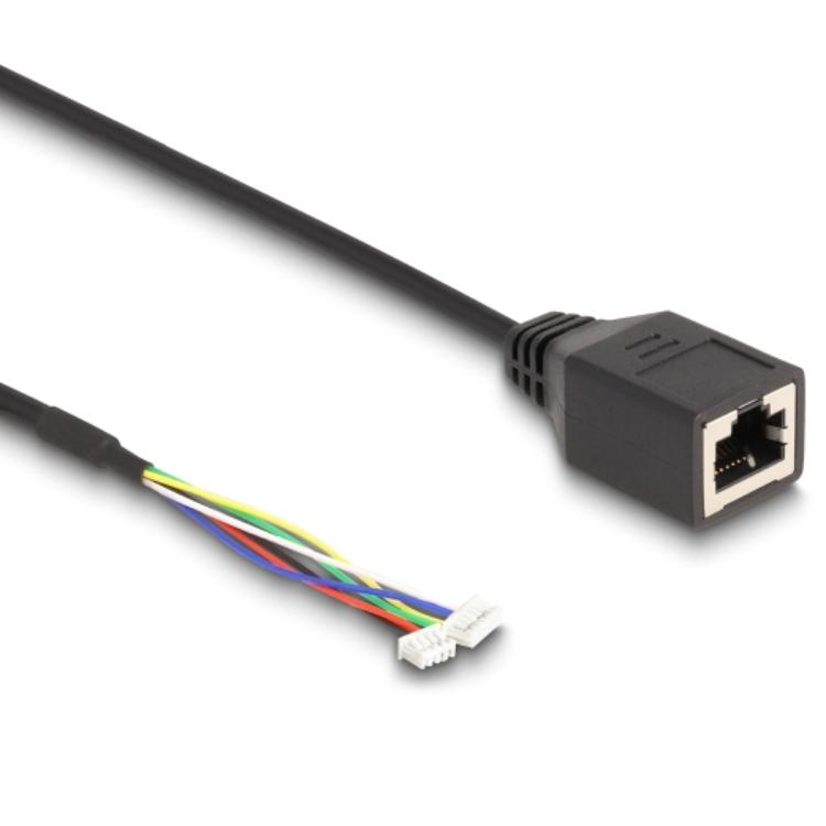 Delock Kabel: RJ45 til pinheader 1.25mm. 30cm.