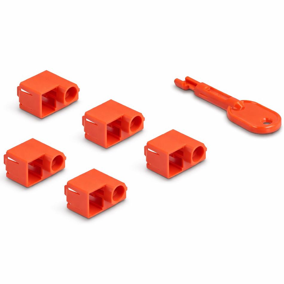 Blokeringssæt til RJ45-port - Delock