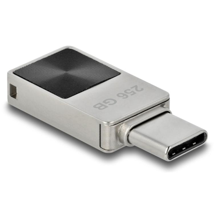 Delock Mini USB 5 Gbps USB-C™-hukommelsesdrev 256 GB - metalhus
