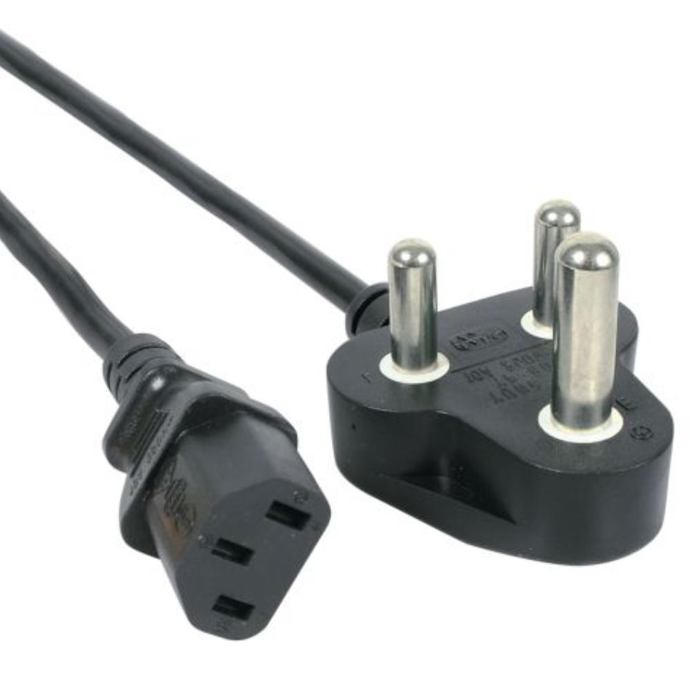 Apparatledning - C13 til Sydafrika stik - EFB Elektronik