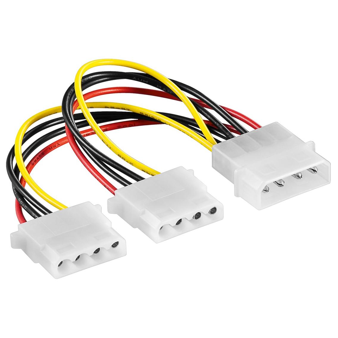 Molex strømkabel - Goobay