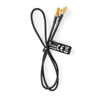 Antennekabel SMA hun SMA han Guldbelagt 50 Ohm Enkelt - Nedis