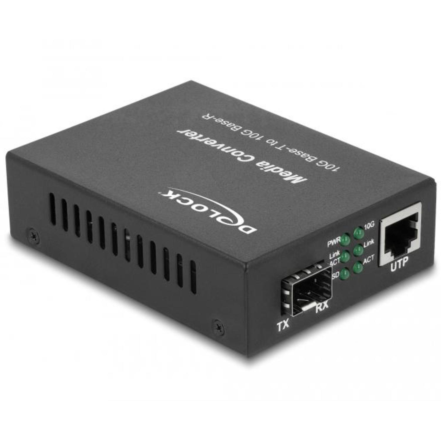 Delock Medienkonverter 10GBase-R SFP+ til 10GBase-T RJ45