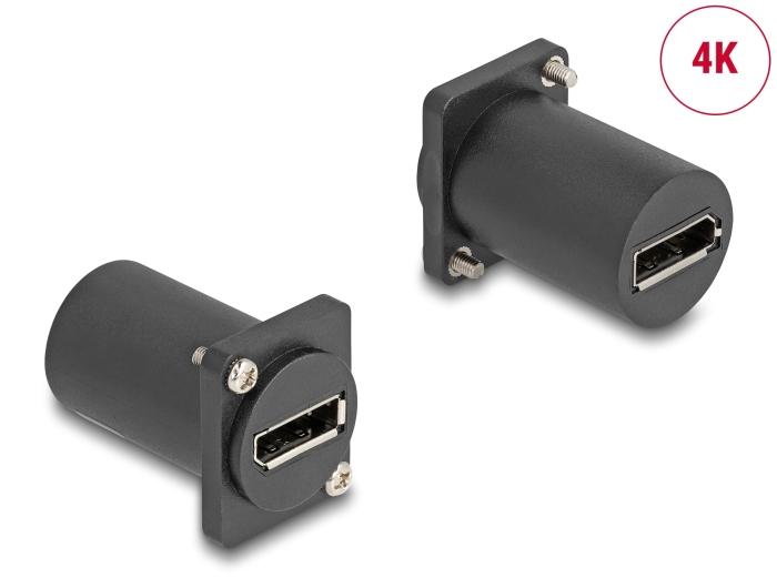 Delock D-Type Modul DisplayPort Hun til Hun 4K sort
