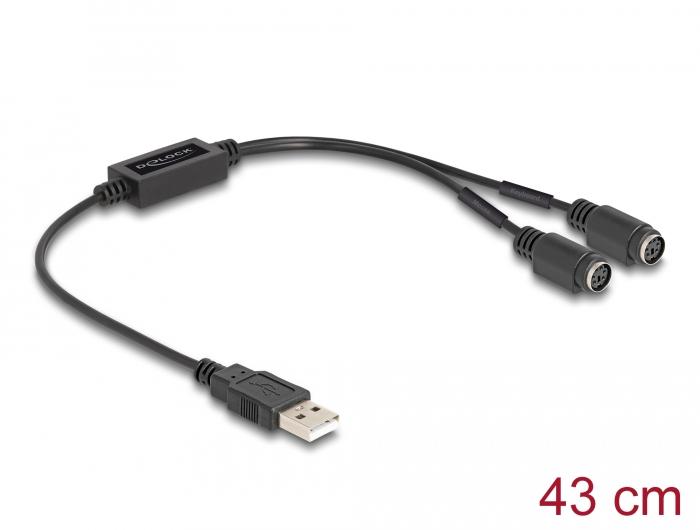 Delock USB-til-PS/2-adapter