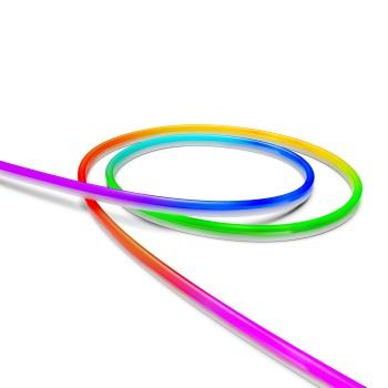 LED-Stribe Neon, RGB, WiFi-lysstribe Udendørs, IP44, Musiktilstand, 5 m - Hama