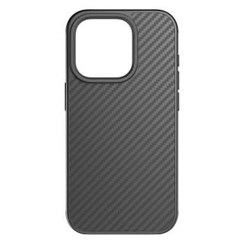 Robust Carbon Cover til Apple iPhone 15 Pro, sort , , - Black Rock
