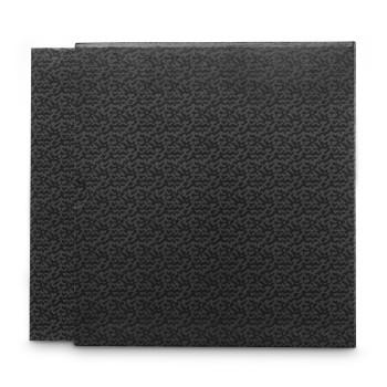 Mappe med 4-D ringmekanik, 70 mm rygbredde, med slipcase, sort/grå - Hama