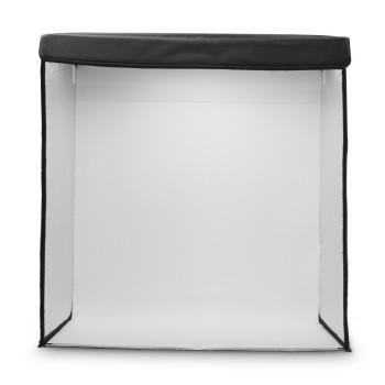 Mobil Mini-Fotostudie ToGo, foldbar fotoboks med LED-ringlys, 50x50cm - Hama