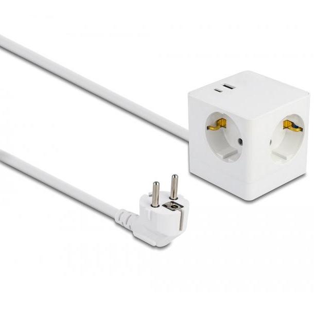 USB C + A stikkontakt