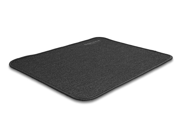 Delock Musemåtte Glitter Sort 300 x 245 mm