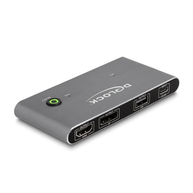 8K USB-C™ KVM Switch HDMI Displayport USB2.0 HDMI