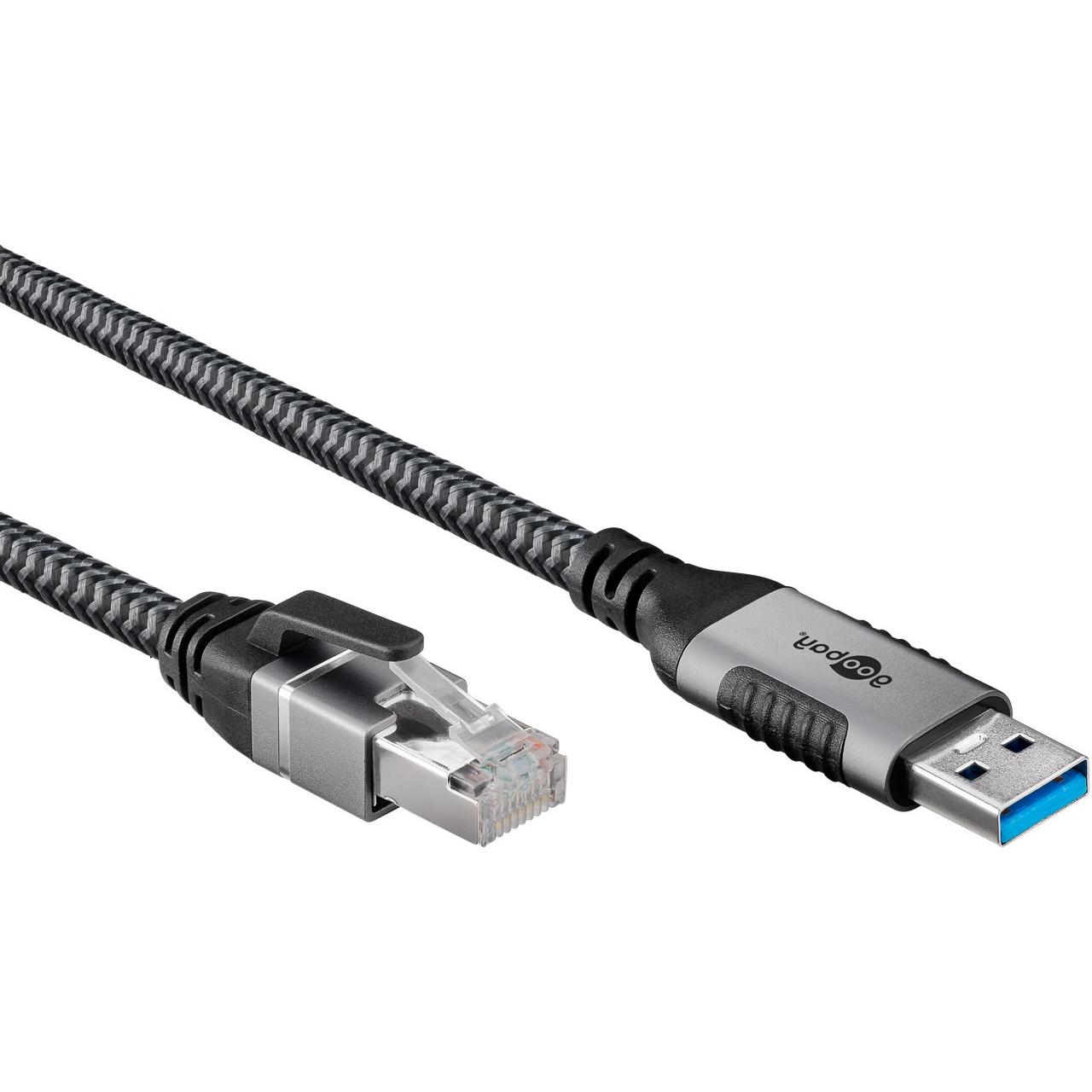 Ethernetkabel USB-A til RJ45