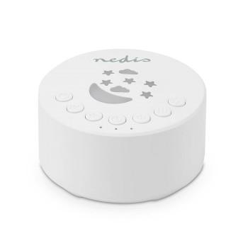 Hvid støjmaskine 18 lydindstillinger 1 W Maksimal batterilevetid: 18 - Nedis