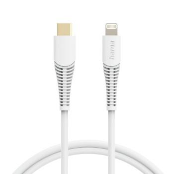 Ladekabel, USB-C - Lightning, 1,5 m, hvid - Hama