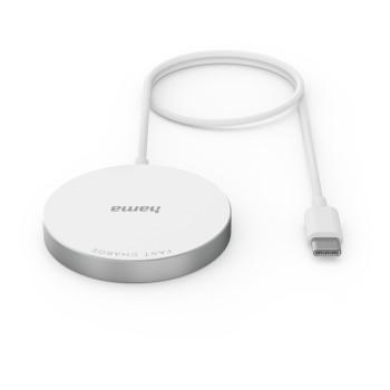Trådløs oplader MagCharge FC15, 15 W, trådløs til Apple iPhone, hvid - Hama