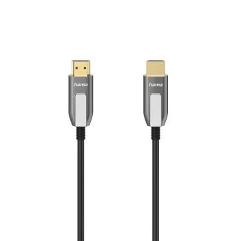 Ultratynd HDMI™-kabel, certificeret, stik-stik, 8K, alu, 10 m - Hama