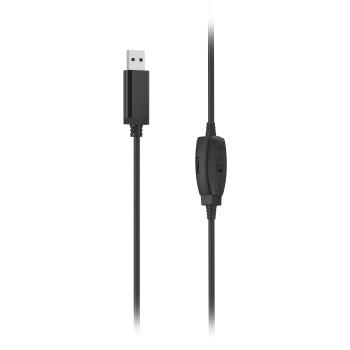 PC-Office-Headset HS-USB250 V2, Stereo, sort - Hama