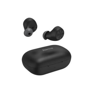 Bluetooth®-hovedtelefon Passion Chop, TWS, In-Ear, Wireless Charging, sort - Hama
