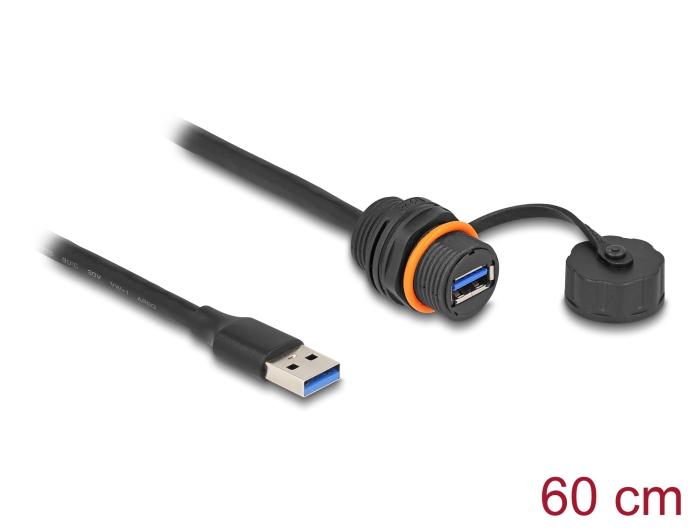 Delock USB 5 Gbps Kabel USB type-A stik til USB type-A indbygningsboks m