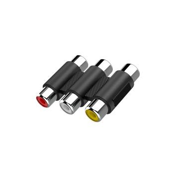 Videoadapter, 3 Cinch-stik - 3 Cinch-stik - Hama