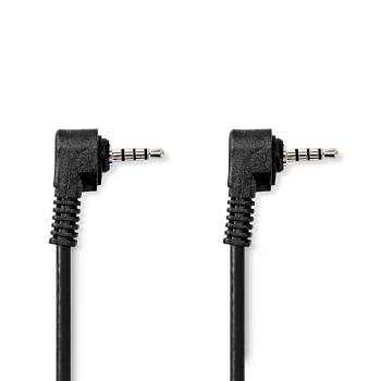 Audio- og videokabel 3,5 mm han 3,5 mm han forniklet 2,00 m rundt - Nedis