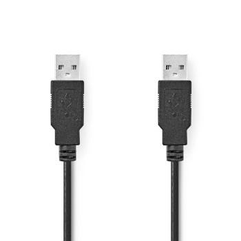 USB-kabel USB 2.0 USB-A han 480 Mbps Forniklet - Nedis