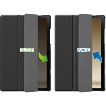 Slimline Tri-Fold Cover Samsung Galaxy A9, Sort - JustinCase