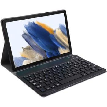 Luksus Keyboard Folio Samsung Galaxy Tab A8 AZERTY, Sort - JustinCase