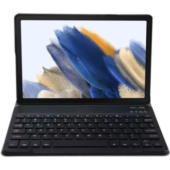 Luksus Keyboard Folio Samsung Galaxy Tab A8 AZERTY, Sort - JustinCase