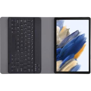 Luksus Keyboard Folio Samsung Galaxy Tab A8 AZERTY, Sort - JustinCase