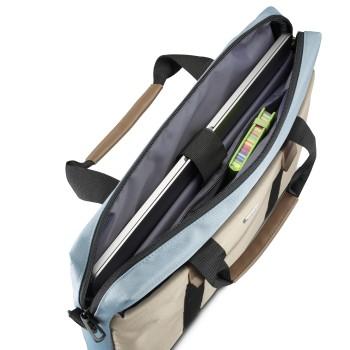 Laptop-Tas Silvan, bæredygtig, fra 34 - 36 cm (13,3 - 14,1), lyseblå - Hama