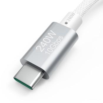 Ladekabel USB-C - USB-C, 240W, Full-Featured, USB 3.2 Gen2, 10Gbit/s, 1, - Hama
