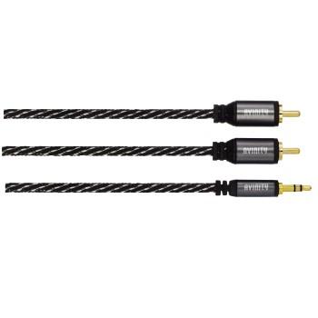 Audiokabel, 2 Cinch-stik - 3,5 mm jackstik stereo, 3,0 m - Avinity