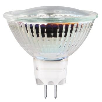 LED-lampe, GU5.3, 350lm erstatter 35W, reflektorlampe MR16, varm hvid, Glas - Xavax