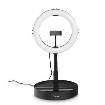 LED-RGB-Ringlys SpotLight FoldUp RGB 102, Smartphone-sæt, sammenklappelig - Hama