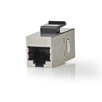 Netværksforbindelse CAT6a / CAT7 Skærmet RJ45 hun RJ45 hun - Nedis